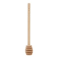 1x medinės lazdelės maišymo strypo šaukštas Drizzler mini bičių medaus kaušelis, maišytuvas, maišytuvas 8cm