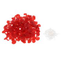 100 vnt. besmeigių peepers vištienos fazanų paukštienos blindės akinių akiniai 5.4x2.3cm raudona
