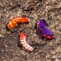 3 vnt. Nr. 10 Svertinis Scud Fly Nymph Shrimp Bug Worm Upėtakių žvejybos masalas su spygliuotu kabliu Cezch Nymphing Crappie Carp Fly black