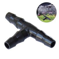 Sodas 10 vnt 4/7 žarnos vamzdžio 3 krypčių rūko jungtis laistymo antgalio skirstytuvo adapteris 10pcs