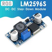 LM2596s DC-DC sumažinto maitinimo modulis 3A Reguliuojamas sumažinimo modulis LM2596 įtampos reguliatorius 24V 12V 5V 3V 1pc