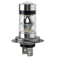 100 W H4 H7 itin ryškus 20SMD LED automobilio dienos metu veikiantis rūko žibintas H7