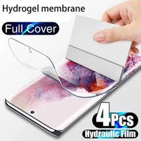 4 vnt Hidrogelio plėvelė ant ekrano, skirta Samsung Galaxy S10 S20 S9 S8 S21 Plus Ultra ekrano apsauga, skirta Note 20 8 9 10 Huawei Mate 30 gryna