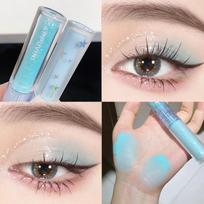 Glitter Liquid Eyeshadow Pearl Pearlescent Highlighter Shiny Eye Shadow Sequins Vandeniui atsparus ilgalaikis akių šešėlių makiažas
