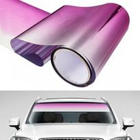1 vnt UV apsauga nuo automobilio priekinio stiklo saulės plėvelės tamsintas lipdukas Spalvoti langų folijos stogeliai nuo saulės Automobilių priedai rožinė
