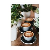 Sieninis paveikslas Deserto kavinė Restoranas Lounžas Kava Latte Virtuvės dekoracija Drobės tapyba Plakatas Paveikslas Miegamojo sienos meno dekoracija 21X30cm No Frame