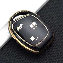 TPU automobilio nuotolinio valdymo pulto dėklas, skirtas Ford Focus KA Galaxy Fiesta C-Max S-Max Eco Sport Transit Connect juoda