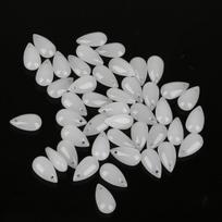 5 vnt 14 * 8 mm spalvingi žiedlapiai, lašo formos gradientas, lygaus stiklo pakabukas papuošalams gaminti „pasidaryk pats“ apyrankės karoliai auskarai 14*8mm 5pcs