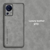 Skirtas Xiaomi 13 Lite 5G dėklui, avinėlio odos minkštas silikoninis galinis dangtelis ant Xiomi Mi 13 Lite 13Lite Light 5G fotoaparato, atsparus smūgiams Funda for Xiaomi 13 pilka spalva