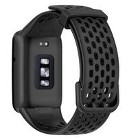 Silikoninė apyrankė, skirta Xiaomi Band 7 Pro 5,5–8,7 colio, nekenksminga odai, neprakaitavimui, patogus pakaitinis dirželis, skirtas MiBand 7 Pr For mi 7pro juoda