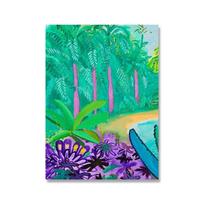 David Hockney drobės paveikslai Sodo galerija Gėlės Plakatai ir spaudiniai Sienos meno paveikslai svetainės dekoravimui Cuadros 21x30 No Frame