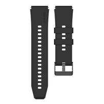 22 mm silikoninis dirželis skirtas Xiaomi Watch Color 2 S1 S2 Smart Watch apyrankei, skirtas Huami Amazfit GTR 47mm GTR 4/3/2 juoda