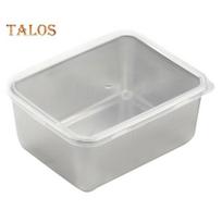 „Lunch Box“ nerūdijančio plieno piknikas „Bento Box“ didelės talpos nešiojamasis pietų konteineris namų biuro mokyklai sidabras