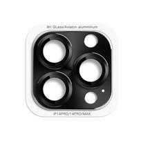 Fotoaparato objektyvo metalinis apsauginis stiklas, skirtas iPhone 11 12 14 13 Pro Max 13 Mini galinis objektyvo dangtelis, skirtas iPhone 14 Plus viso dangčio apsauginiams dėkliams For iPhone 14 Pro juoda