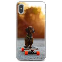 Skirta iPhone iPod Touch 11 12 Pro 4 4S 5 5S SE 5C 6 6S 7 8 X XR XS Plus Max 2020 Minkšto dėklo dangtelis Takso siluetas šuniukai Šuo Iphone 11 aero mėlyna spalva