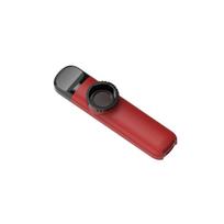 ABS Kazoo fleita su 8 vnt membraniniu muzikos instrumentu Ukulele gitara partnerio muzikos instrumentu skirta raudona