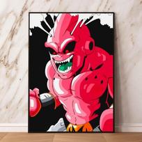 Piešimas ant drobės Dragon Ball, Vegeta draugo dovana, klasikinis vaikų miegamojo dekoravimas 21cm×30cm NoFrame