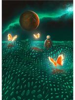 Vintažinis Kosmoso Planeta Kosminė Galaktika Ūkas Plakatas Drobės Tapyba Sienų Menas Paveikslas Moderniai Svetainei Namų Dekoravimas 21x30cm No Frame