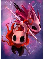 Vaizdo žaidimo Hollow Knight plakatai, atspaudai, drobės tapyba, anime žaidimo sieninis paveikslas šiuolaikiniam vaikų kambariui, namų dekoravimas 21x30cm No Frame