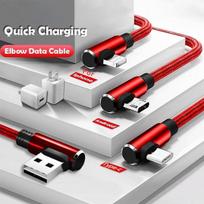 Mikro USB įkrovimo laidas tinka iPhone Samsung Huawei Huawei Type C mobiliojo telefono USB laidas greito įkrovimo laidas 0.35M Micro USB juoda