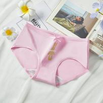 Japanese Women's Underwear Cotton Triangle Pants Seamless Breathable Minimalist Underwear XL gray