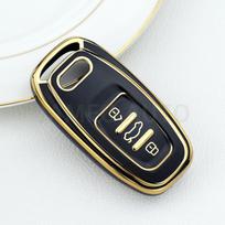 3 Buttons TPU Car Key Case for A4 A5 A6 A7 A8 Q8 Q5 S6 S7 S5 S4 RS6 RS7 Smart Keyless Entry Remote Control Protector Cover juoda