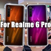 Skaidrus telefono dėklas Realme 6 Pro, TPU skaidrus dėklas Realme 6Pro Realme6Pro 6.6  RMX2061, atsparus smūgiams, apsaugantis nuo įbrėžimų For Realme 6 Pro gryna
