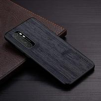 Case for Xiaomi Mi Note 10 Lite Pro 5G funda bamboo wood pattern Leather cover Luxury coque for xiaomi mi note 10 lite case capa Mi 10 juoda