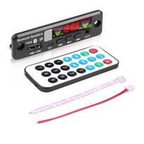 DC 3.7V-5V MP3 dekoderio plokštė belaidė Bluetooth 5.0 automobilinio MP3 grotuvo rinkinio palaikymas USB AUX TF FM radijo skambučių įrašymo modulis
