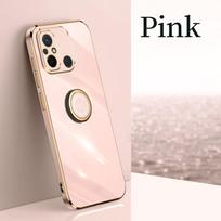 Telefono žiedo laikiklio dėklas, skirtas „Xiaomi Redmi 12C 12 C 10C 9C Nfc Fashion Luxury Plating Silikoninis stovas“ Galinis dangtelis Funda Redmi12c Redmi Note 11S 4G