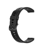 16 mm silikoninis riešo dirželis, skirtas Huawei TalkBand B7 B6 B3 išmanioji apyrankės apyrankė, skirta Keep B4 juoda