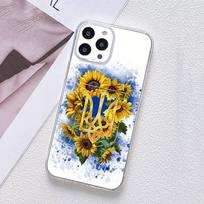 skirta Motorola Moto Edge 40 30 neo G54 G24 G84 iPhone 15 14 Xiaomi Redmi Note 13 12 11 Pro Samsung Galaxy A54 Sunflower Ukraine Map Flag Telefono dėklas for Moto G8 elnias