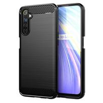 For Cover OPPO Realme 6 Case OPPO Realme 6 Pro Carbon Fiber Shell Anti-knock Phone Case For OPPO Realme 6 Real Me 6 Pro Cover For Realme 6 Pro mėlyna