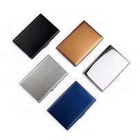 Nerūdijančio plieno RFID blokuojantis kortelių laikiklis vyrams ir moterims 6 Card Slots mėlyna