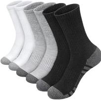 Vyriškos didelės medvilninės vidutinio ilgio krepšinio kojinės, juodos ir baltos, pavasario/rudens stiliaus please order 5, One size 39-47