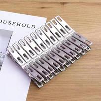 10 vnt. drabužių kaiščiai, nerūdijančio plieno skalbimo linija, pakabinimo kaiščiai, atsparūs vėjui, metaliniai spaustukai 10pcs