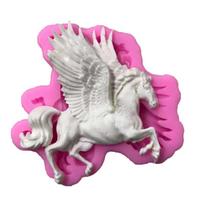 3D Arklys Silikoninė Forma Vienaragio Torto Dekoravimas Fondantas Sausainių Formelės Kepimo Įrankiai