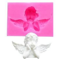 3D Kampinis Cukraus Silikoninė Formelė Angelo Sparno Torto Formelė Apverčiama Cukraus Šokolado Dekoratyvinė Formelė Kepimo Įrankiai Tortams