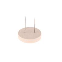 Nertas lėlės stendas su mediniu pagrindu veltinio gyvūnų lėlėms. Puikiai tinka veltinio gyvūnų ekspozicijoms eksponuoti. 6CM 1 Needle beige