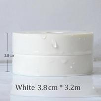 PVC medžiagos kriauklės įtrūkimų juosta virtuvės vonios kambario vonios kampų sandarinimo juosta vandeniui atspari ir nuo pelėsio apsaugota lipni sandarinimo juosta White 3.8CM*3.2M