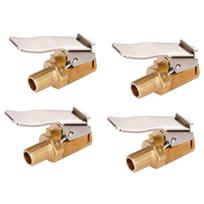 4 vnt. oro griebtuvai padangoms, automobilių pompoms, sriegiuoti antgalio adapteriai, 8 mm padangų ventiliams, automobilių pompų greitam konvertavimui