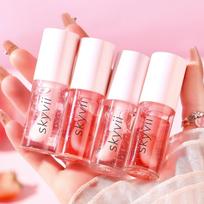 Skaidrus tūbelės lūpų aliejus drėkinimui ir putlioms lūpoms, vaisių skonio Strawberry flavor