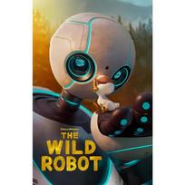 W-Wild R-Robotas Drobės Sienos Dailė Sci-Fi Nuotykių Filmo Plakatas Animacinis Robotas Tapyba Vaikų Miegamojo Dekoras Ryškus Sienų Dekoras 21cm×30cm NoFrame