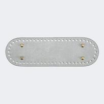 Hyuna Rankų darbo Nertos Rankinės Pagrindas - 26x8cm Odinis Dugnas Rankų Darbo Rankinėms sidabras