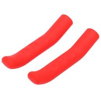 Scooter Handle Silicone Cover Non Slip Handlebar Protective Cover for Xiaomi M365Red raudona