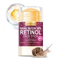 95% Sraigių gleivių Retinolio Veido Priežiūros Baras su Stangrinimu, Elastingumu Gerinančiu Losjonu nuo Laisvos Odos, Drėkinantis, Skaistinantis Odą Produktas 40g