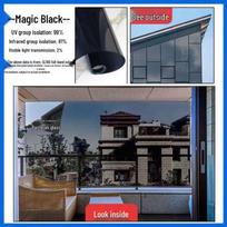 One-Way Nano Heat Insulation & Sun Protection Film for Windows 30cm x 1m Multiple Pieces