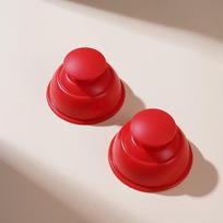 Portable Vacuum Dehumidification Acupoint Cupping Device Fascia Jar [Red]