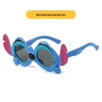 Stitch Animacinių filmukų Vaikų Akiniai Nuo Saulės - Kūdikių Apsauga Nuo Saulės & Mergaičių Princesės Akiniai mėlyna
