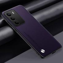 Luxury PU Leather Case For Realme C71 4G Back Cover Matte TPU Silicone Shockproof Full Protection Phone Case For RealmeC71 Coque For Realme C71 4G violetinė